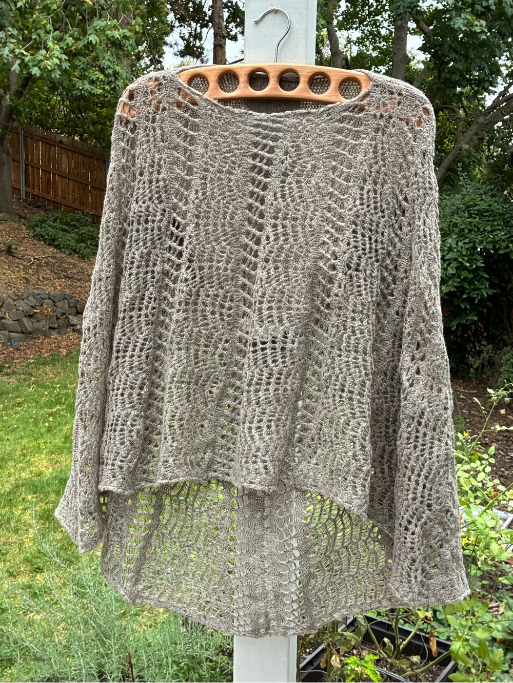 Simply Noelle Convertible Open-Knit Sweater, L/XL